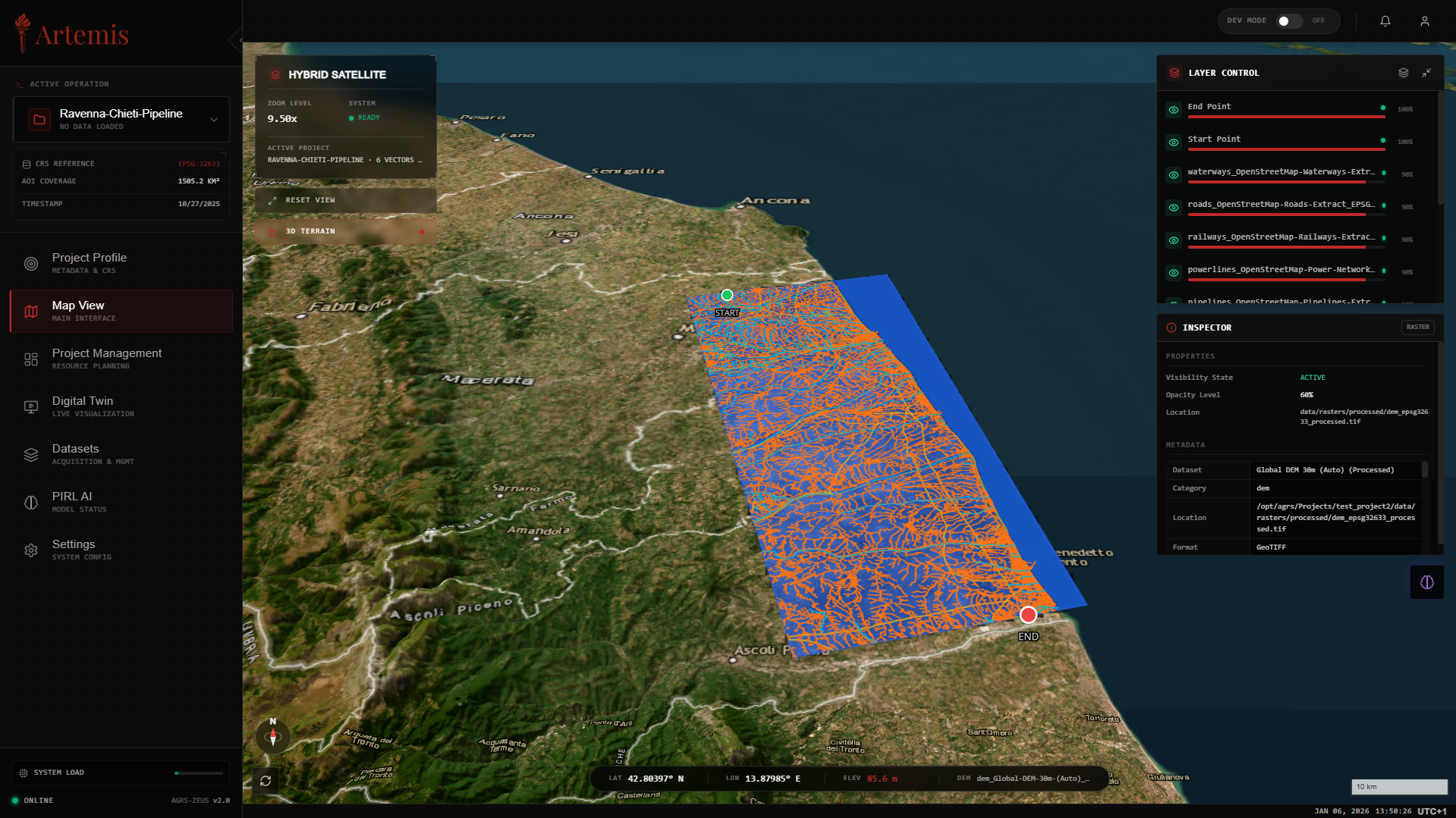 Autonomous Geospatial Data Acquisition